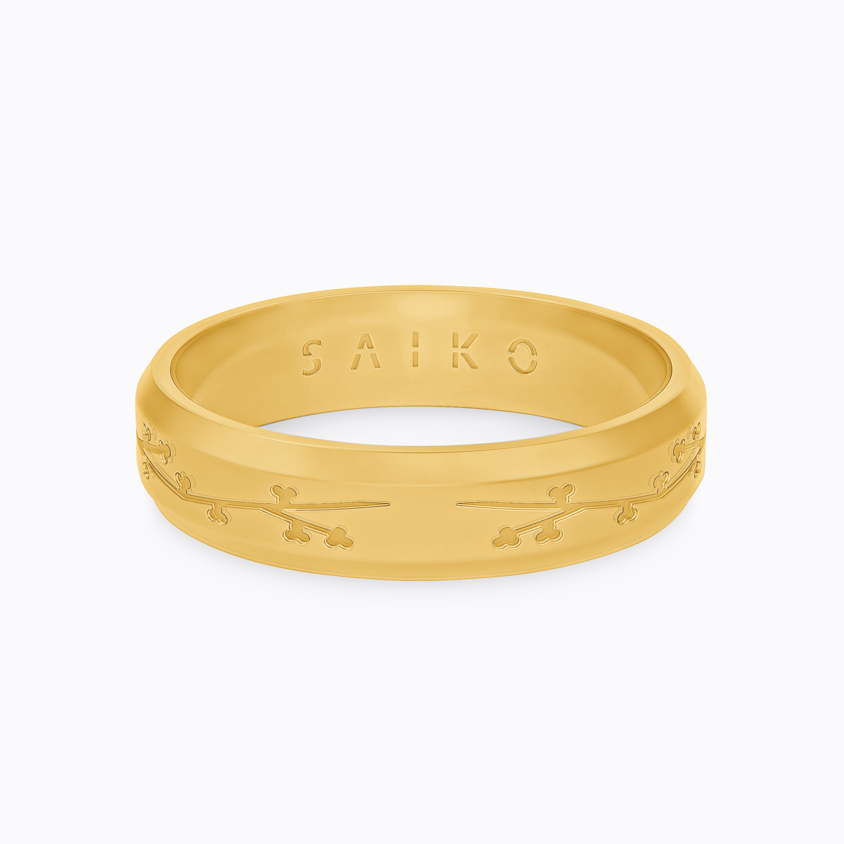 GOLD 5MM CHERRY BLOSSOM RING