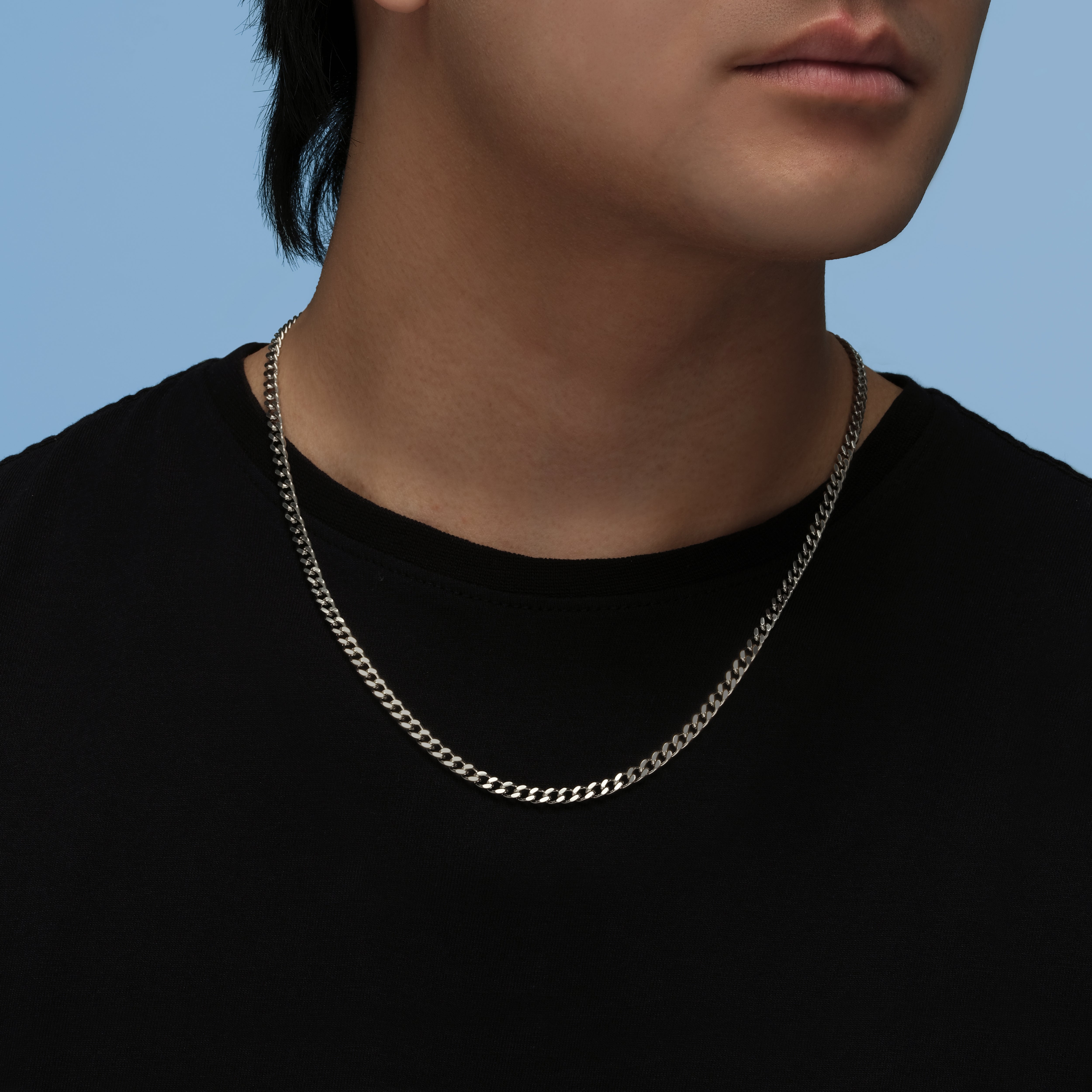4MM CUBAN CHAIN SET