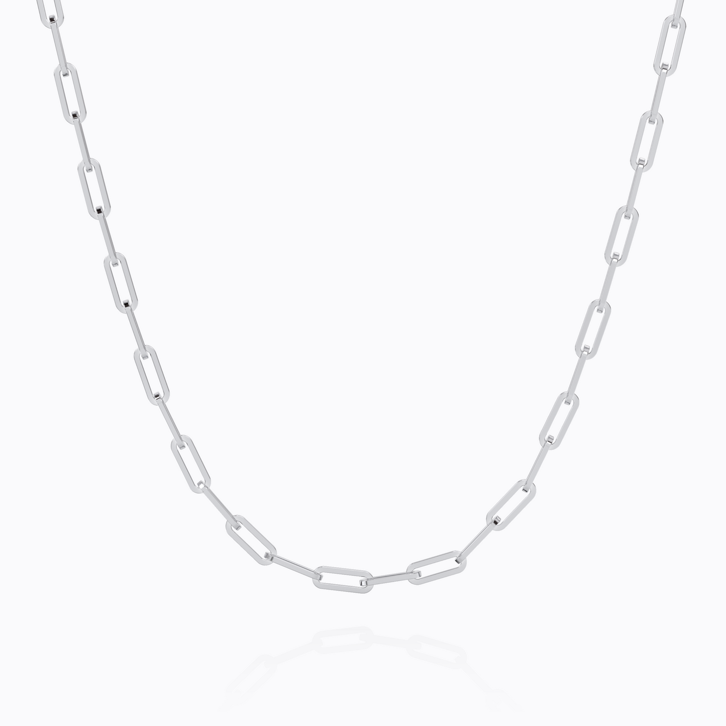 5MM PAPERCLIP CHAIN NECKLACE