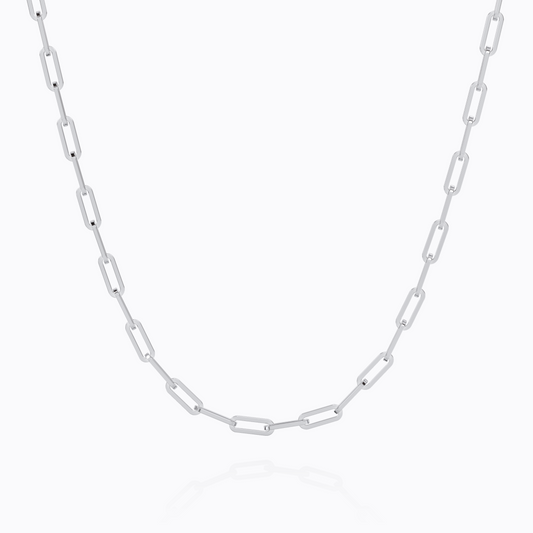 5MM PAPERCLIP CHAIN NECKLACE