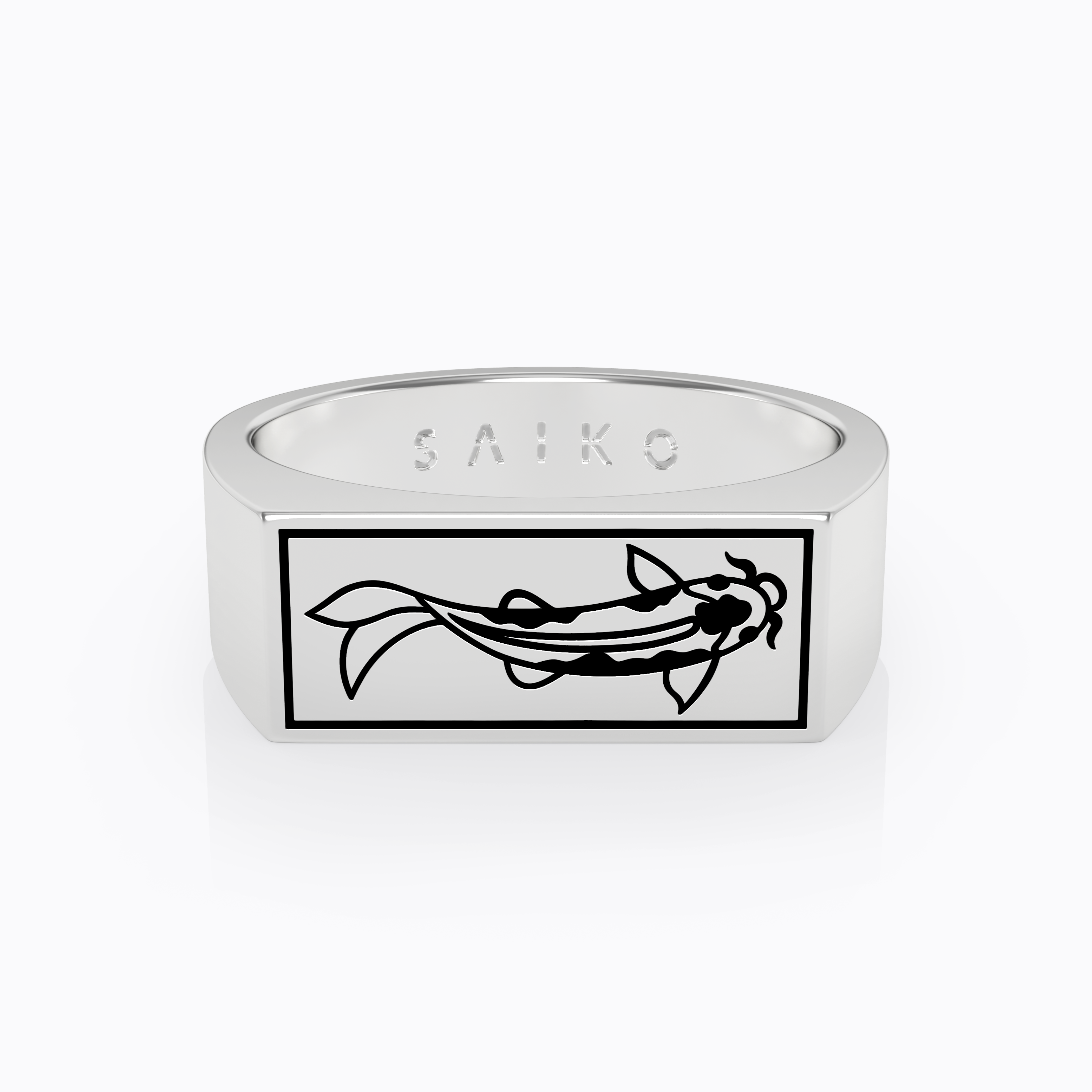 KOI SIGNET RING