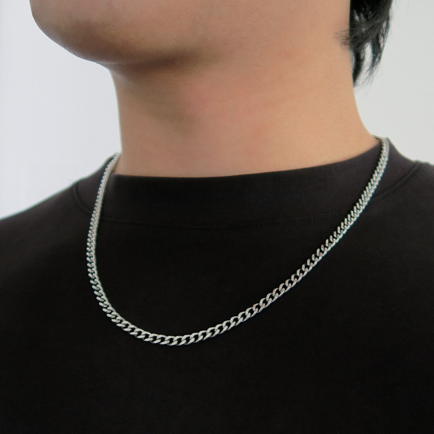 4MM CUBAN CHAIN SET