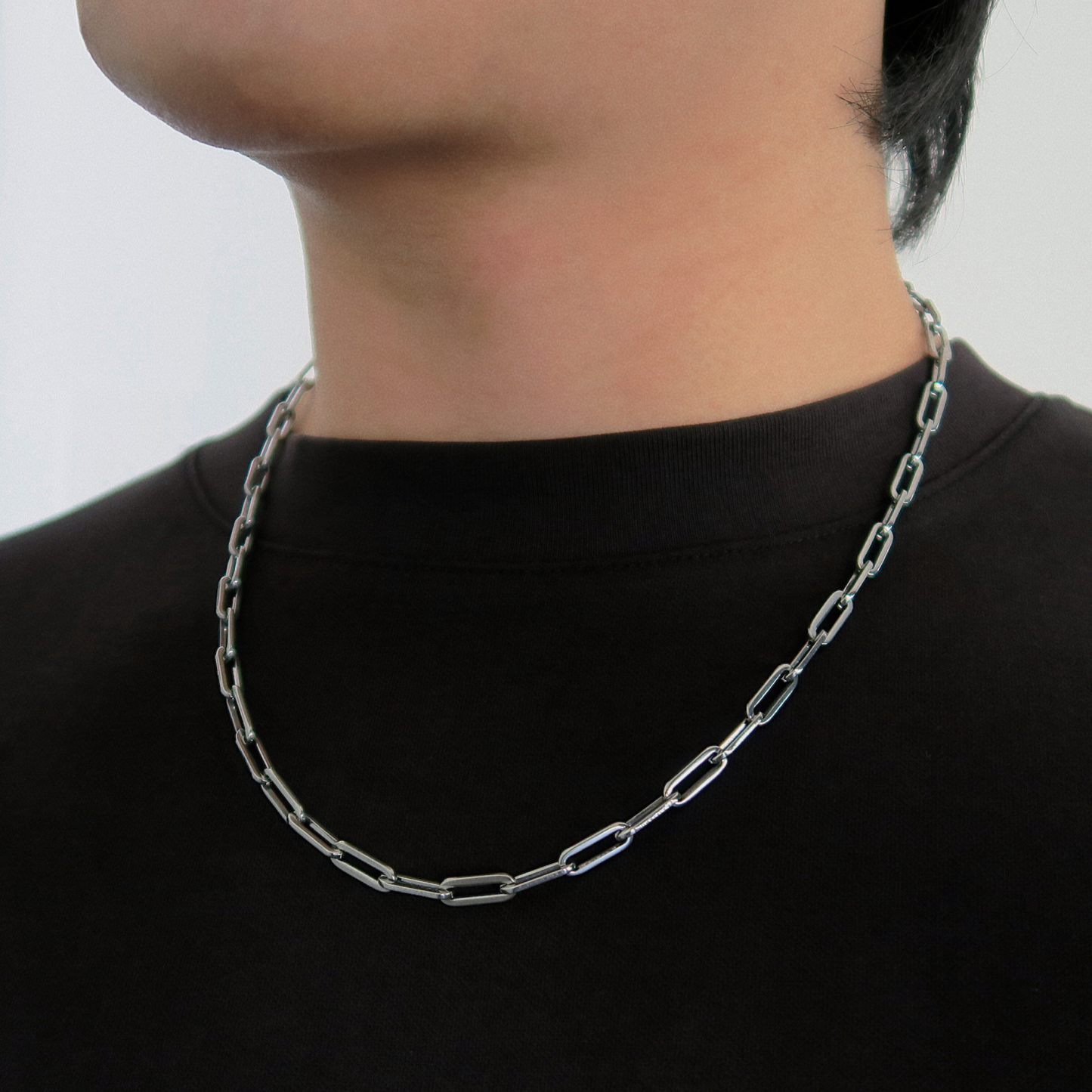 5MM PAPERCLIP CHAIN NECKLACE