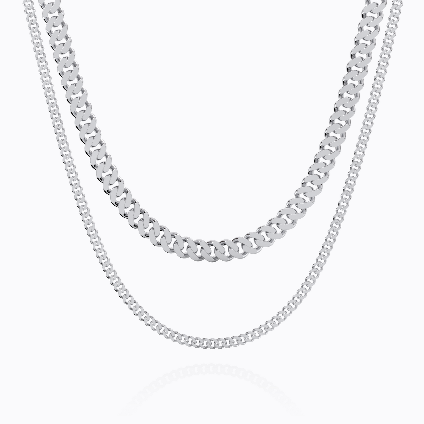 CUBAN CHAIN NECKLACE SET