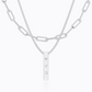 VERTICAL BAR NECKLACE SET