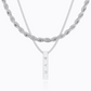 VERTICAL BAR NECKLACE SET